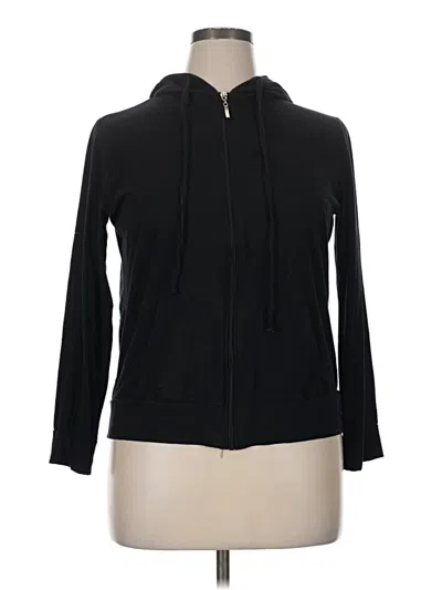 Pre-owned Sofia Zip Up Hoodie In Black