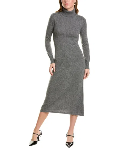 Sofiacashmere Cashmere Sweaterdress In Grey