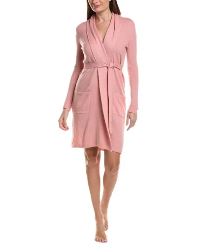 Sofiacashmere Classic Jersey Robe In Pink