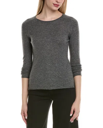 SOFIACASHMERE SOFIACASHMERE CREWNECK WOOL & CASHMERE-BLEND SWEATER