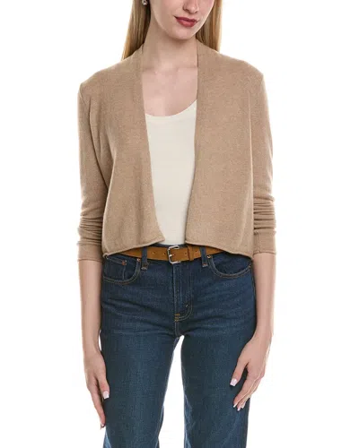 SOFIACASHMERE CROPPED WOOL & CASHMERE-BLEND CARDIGAN