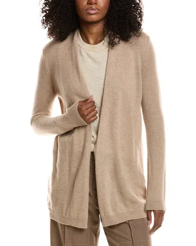 Sofiacashmere Drape Wool & Cashmere-blend Cardigan In Neutral