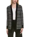 Sofiacashmere Fairisle Shawl Collar Wool & Cashmere-blend Cardigan In Multi