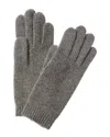 Sofiacashmere Honeycomb Cashmere Gloves In Gray