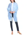 Sofiacashmere Lightweight Cashmere Wrap In Blue
