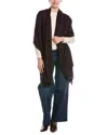 Sofiacashmere Lightweight Cashmere Wrap In Purple