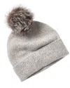 Sofiacashmere Marl Cashmere Hat In Gray