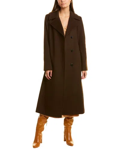 SOFIACASHMERE SOFIACASHMERE NOTCH LAPEL WOOL & CASHMERE-BLEND JACKET