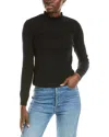 Sofiacashmere Relaxed Crewneck Cashmere Sweater In Black