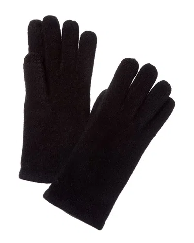 Sofiacashmere Touch Screen Cashmere Glove In Black
