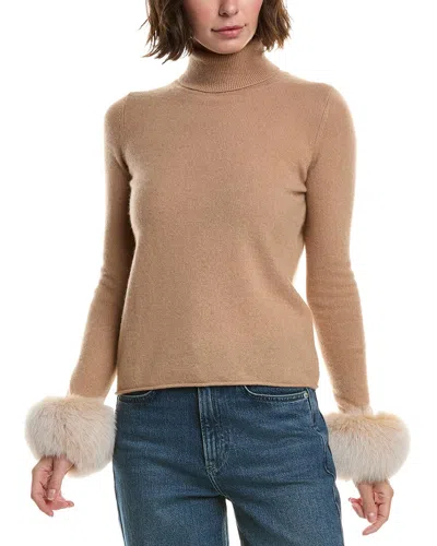 SOFIACASHMERE TURTLENECK CASHMERE SWEATER