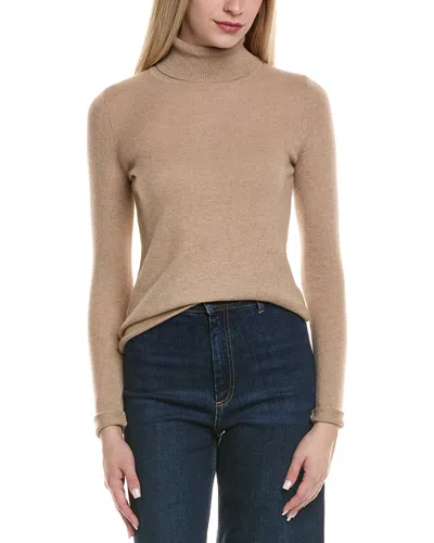 SOFIACASHMERE SOFIACASHMERE TURTLENECK WOOL & CASHMERE-BLEND SWEATER