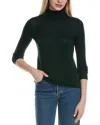 Sofiacashmere Crewneck Wool & Cashmere-blend Sweater In Green