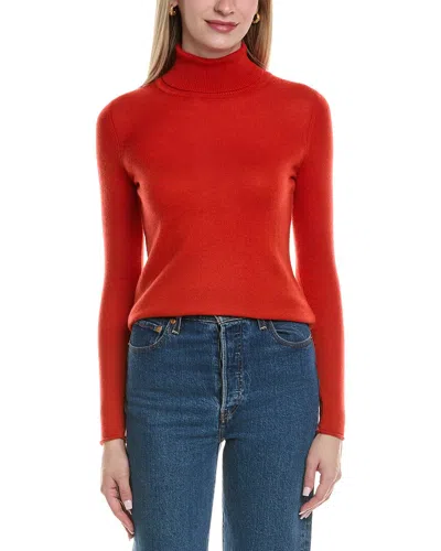 SOFIACASHMERE SOFIACASHMERE TURTLENECK WOOL & CASHMERE-BLEND SWEATER