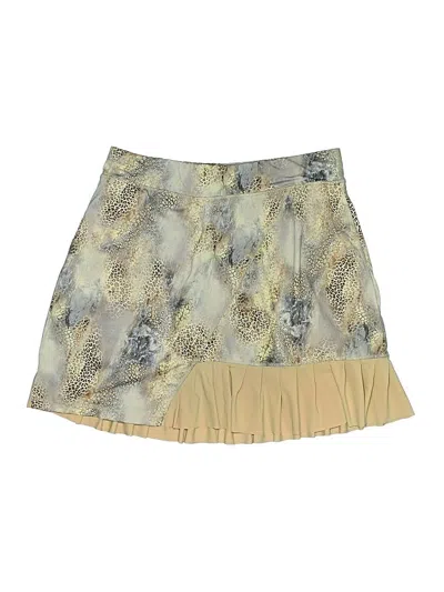 Pre-owned Sofibella Active Skort In Gold