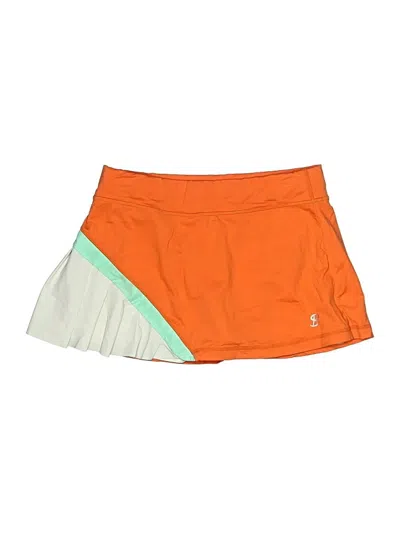 Pre-owned Sofibella Active Skort In Orange