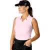 Sofibella Golf Colors Sleeveless Womens Golf Shirt In Pink