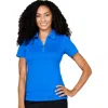 Sofibella Golf Colors Womens Short Sleeve Golf Polo In Blue