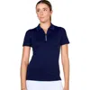 Sofibella Golf Colors Womens Short Sleeve Golf Polo In Blue