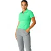 Sofibella Golf Colors Womens Short Sleeve Golf Polo In Green