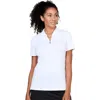 Sofibella Golf Colors Womens Short Sleeve Golf Polo In White