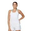 Sofibella On The Dot Womens Tennis Tank In White