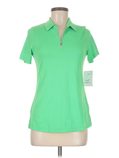 Pre-owned Sofibella Short Sleeve Polo Shirt In Green