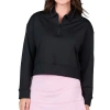 Sofibella Staples Quarter-zip Womens Golf Pullover In Black