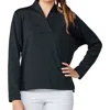 Sofibella Staples Womens Golf Pullover In Black
