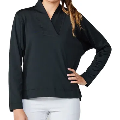 Sofibella Staples Womens Golf Pullover In Black