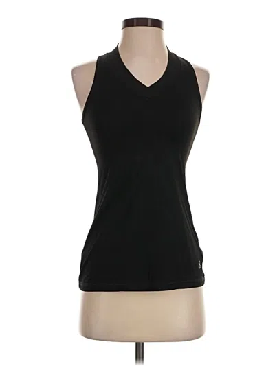 Pre-owned Sofibella Tank Top Black Halter Neckline Tops