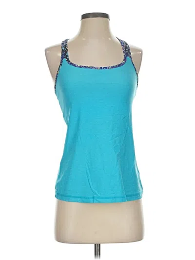 Pre-owned Sofibella Tank Top Blue Halter Neckline Tops