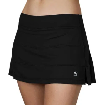 Sofibella Uv Colors 13in Womens Tennis Skirt In Black