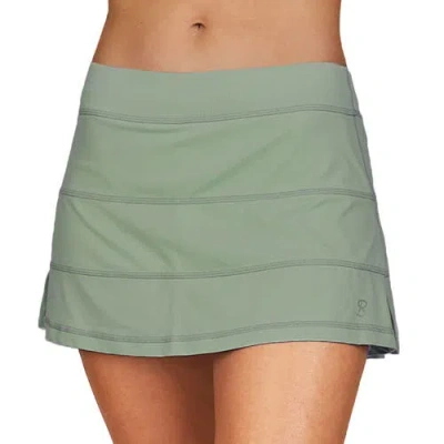 Sofibella Uv Colors 13in Womens Tennis Skirt In Green
