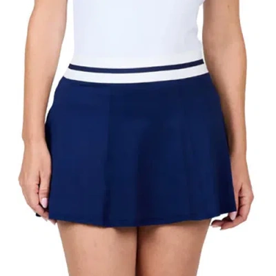Sofibella Uv Colors High-waist 14 Inch Womens Tennis Skirt In Blue