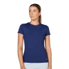Sofibella Uv Colors Short Sleeve Womens Tennis Shirt In Blue