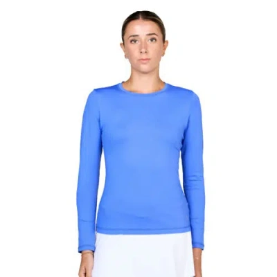 Sofibella Uv Colors Womens Long Sleeve Tennis Shirt In Blue
