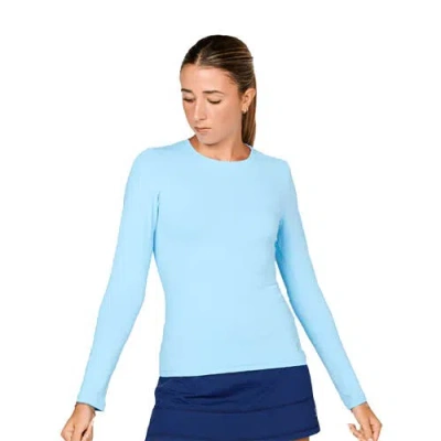 Sofibella Uv Colors Womens Long Sleeve Tennis Shirt In Blue