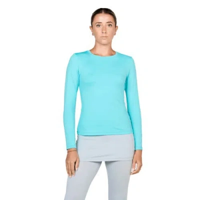 Sofibella Uv Colors Womens Long Sleeve Tennis Shirt In Blue