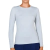 Sofibella Uv Colors Womens Long Sleeve Tennis Shirt In Gray