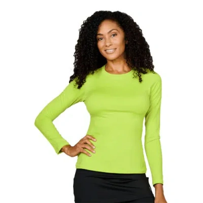 Sofibella Uv Colors Womens Long Sleeve Tennis Shirt In Green