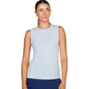 Sofibella Uv Colors Womens Sleeveless Tennis Shirt In Blue