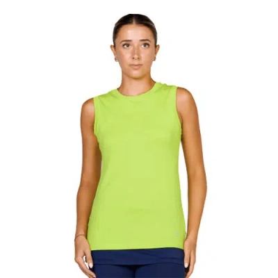 Sofibella Uv Colors Womens Sleeveless Tennis Shirt In Green