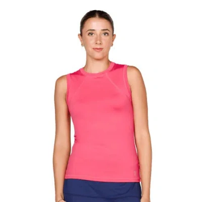 Sofibella Uv Colors Womens Sleeveless Tennis Shirt In Pink