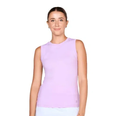 Sofibella Uv Colors Womens Sleeveless Tennis Shirt In Purple