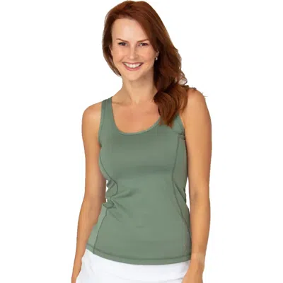 Sofibella Uv Colors X Womens Tennis Tank Top In Green