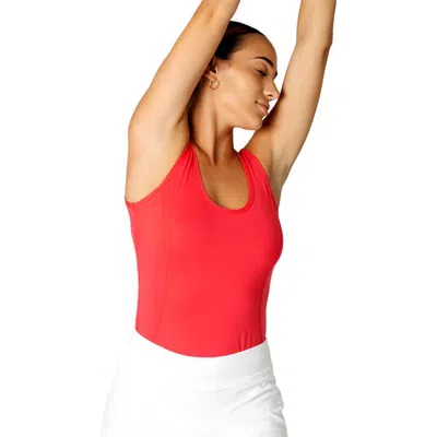 Sofibella Uv Colors X Womens Tennis Tank Top In Red