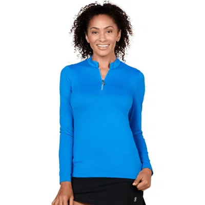 Sofibella Womens 1/4 Zip Golf Shirt In Multi