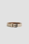 Sofie D Hoore 20mm Wide Belt In Neutral