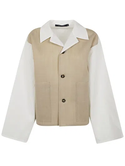 Sofie D Hoore Bi-color Long Sleeve Jacket Clothing In Multicolour